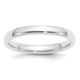 Platinum 3mm Comfort-Fit Wedding Band-PCF030-4-WBC