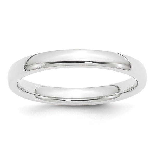 Platinum 3mm Comfort-Fit Wedding Band-PCF030-4-WBC