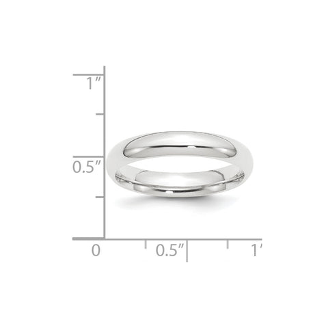 Platinum 4mm Comfort-Fit Wedding Band-PCF040-4-WBC