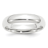 Platinum 5mm Comfort-Fit Wedding Band-PCF050-4-WBC