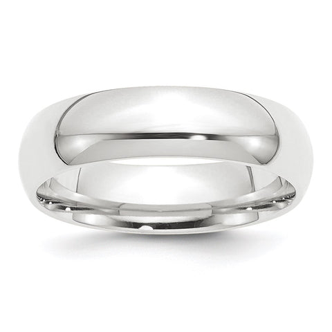 Platinum 6mm Comfort-Fit Wedding Band-PCF060-4-WBC