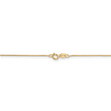 14k .5mm Box with Spring Ring Clasp Chain-WBC-PEN1-16