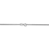 14k WG 1.3mm Curb Pendant Chain-WBC-PEN100-18