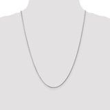 14k WG 1.3mm Curb Pendant Chain-WBC-PEN100-24