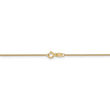 14k .9mm Curb Pendant Chain-WBC-PEN101-16