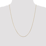 14k .9mm Curb Pendant Chain-WBC-PEN101-24