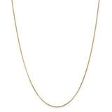 14k .9mm Curb Pendant Chain-WBC-PEN101-20