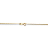 14k 1.3mm Curb Pendant Chain-WBC-PEN102-18