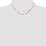 14k 1.3mm Curb Pendant Chain-WBC-PEN102-16