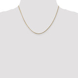 14k 1.3mm Curb Pendant Chain-WBC-PEN102-18