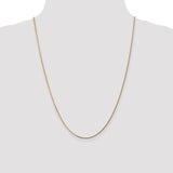 14k 1.3mm Curb Pendant Chain-WBC-PEN102-24