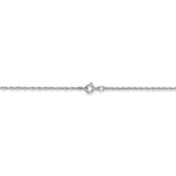 14k WG .8mm Polished Light Baby Rope Chain-WBC-PEN108-20