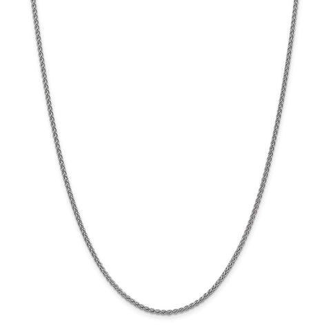 14k WG 2mm Spiga Chain-WBC-PEN122-20