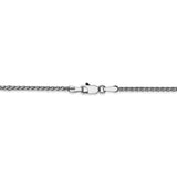 14k WG 1.4mm D/C Spiga Chain-WBC-PEN128-14