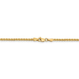 14k 1.8mm D/C Spiga Chain-WBC-PEN131-7