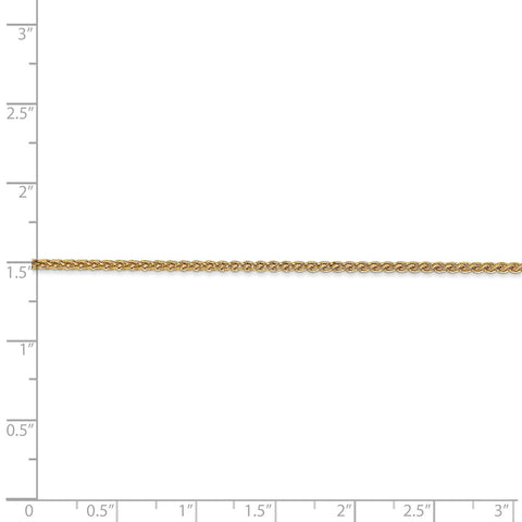 14k 1.65mm Spiga Chain-WBC-PEN134-18