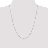 14k .75mm Cable Pendant Chain-WBC-PEN135-24