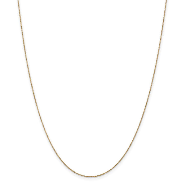 14k .75mm Cable Pendant Chain-WBC-PEN135-16