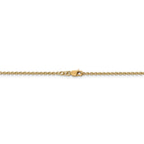 14k 1.8mm Forzantine Cable Chain-WBC-PEN138-24