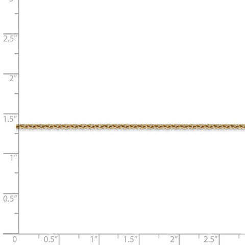 14k 1.8mm Forzantine Cable Chain-WBC-PEN138-16