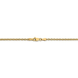 14k 2.2mm Forzantine Cable Chain-WBC-PEN139-20