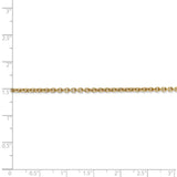 14k 2.2mm Forzantine Cable Chain-WBC-PEN139-18