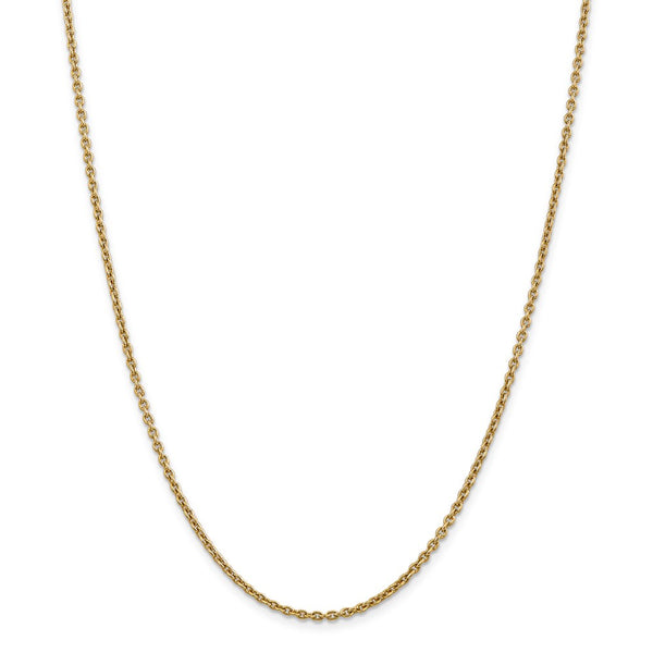 14k 2.2mm Forzantine Cable Chain-WBC-PEN139-30