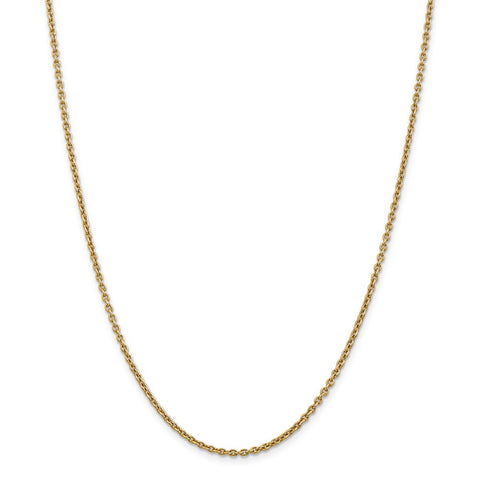 14k 2.2mm Forzantine Cable Chain-WBC-PEN139-16