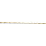 14k 1.45mm Solid D/C Cable Chain Anklet-WBC-PEN140-9