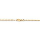 14k 1.65mm Solid D/C Cable Chain-WBC-PEN141-20