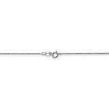 14k WG .75mm Cable Pendant Chain-WBC-PEN143-20