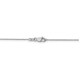 14k WG .65mm D/C Spiga with Lobster Clasp Chain-WBC-PEN153-30