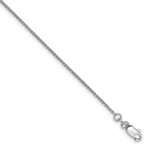 14k WG 1mm D/C Spiga with Lobster Clasp Chain-WBC-PEN154-6
