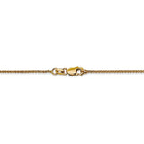 14k 1mm D/C Spiga with Lobster Clasp Chain-WBC-PEN157-14