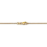 14k 1mm D/C Spiga with Lobster Clasp Chain-WBC-PEN157-7