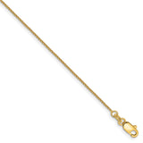 14k .80mm Spiga with Lobster Clasp Chain-WBC-PEN161-6