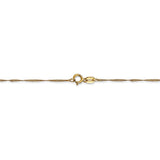 14k 1mm Singapore Chain-WBC-PEN164-18