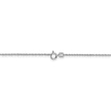 14k WG 1.1mm Baby Rope Chain-WBC-PEN171-20