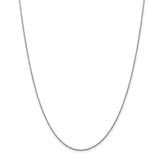 14k WG 1.1mm Baby Rope Chain-WBC-PEN171-26