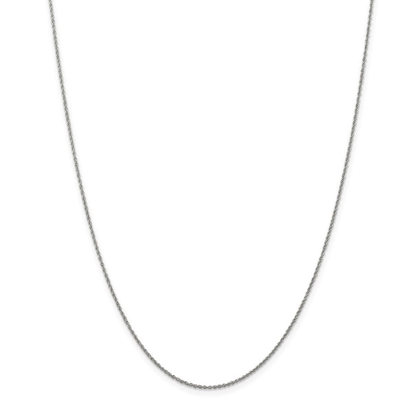 14k WG 1.1mm Baby Rope Chain-WBC-PEN171-24