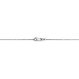 14k WG .8mm D/C Cable with Spring Ring Clasp Chain-WBC-PEN192-24