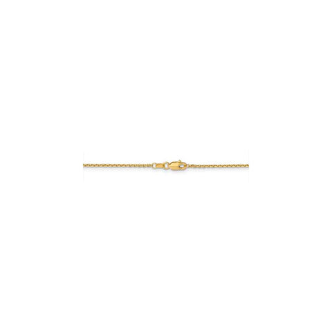 14k 1.4mm D/C Round Open Link Cable Chain-WBC-PEN203-26