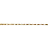 14k 2.2mm D/C Round Open Link Cable Chain-WBC-PEN205-18