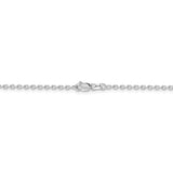 14k WG 2mm Round Open Link Cable Chain-WBC-PEN210-24