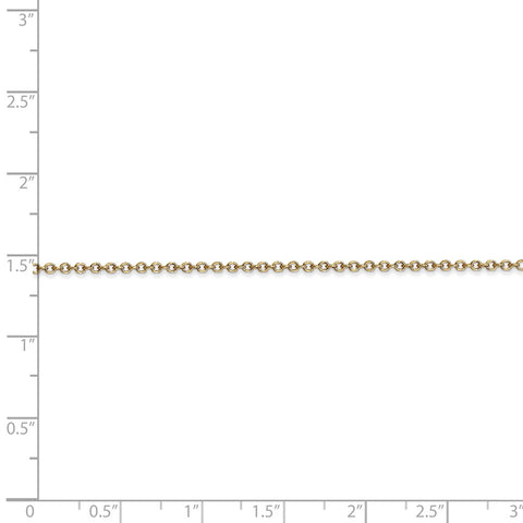 14k 1.4mm Round Open Wide Link Cable Chain-WBC-PEN214-20