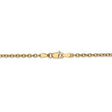 14k 2.4mm Round Open Link Cable Chain-WBC-PEN217-20