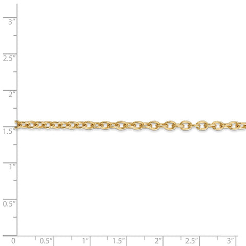 14k 3.2mm Round Open Link Cable Chain-WBC-PEN218-20