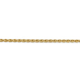 14k 3mm Parisian Wheat Chain-WBC-PEN22-30