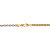 14k 3mm Parisian Wheat Chain-WBC-PEN22-24