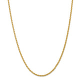 14k 3mm Parisian Wheat Chain-WBC-PEN22-16